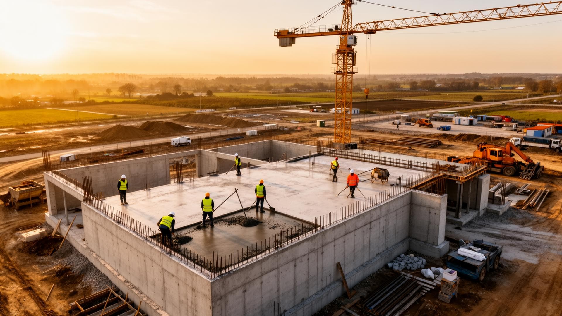 Șantier de construcții profesional